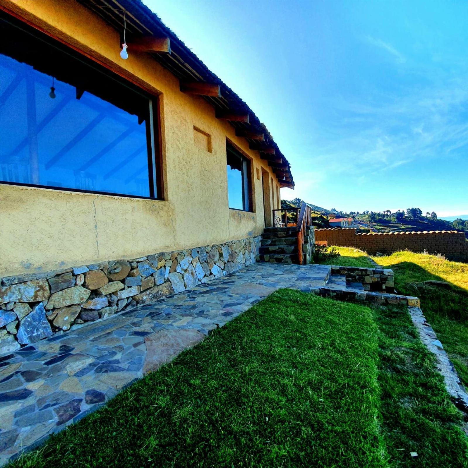 Ecolodge Santo Campo Isla del Sol Bagian luar foto